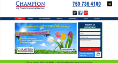 Desktop Screenshot of championairsd.com